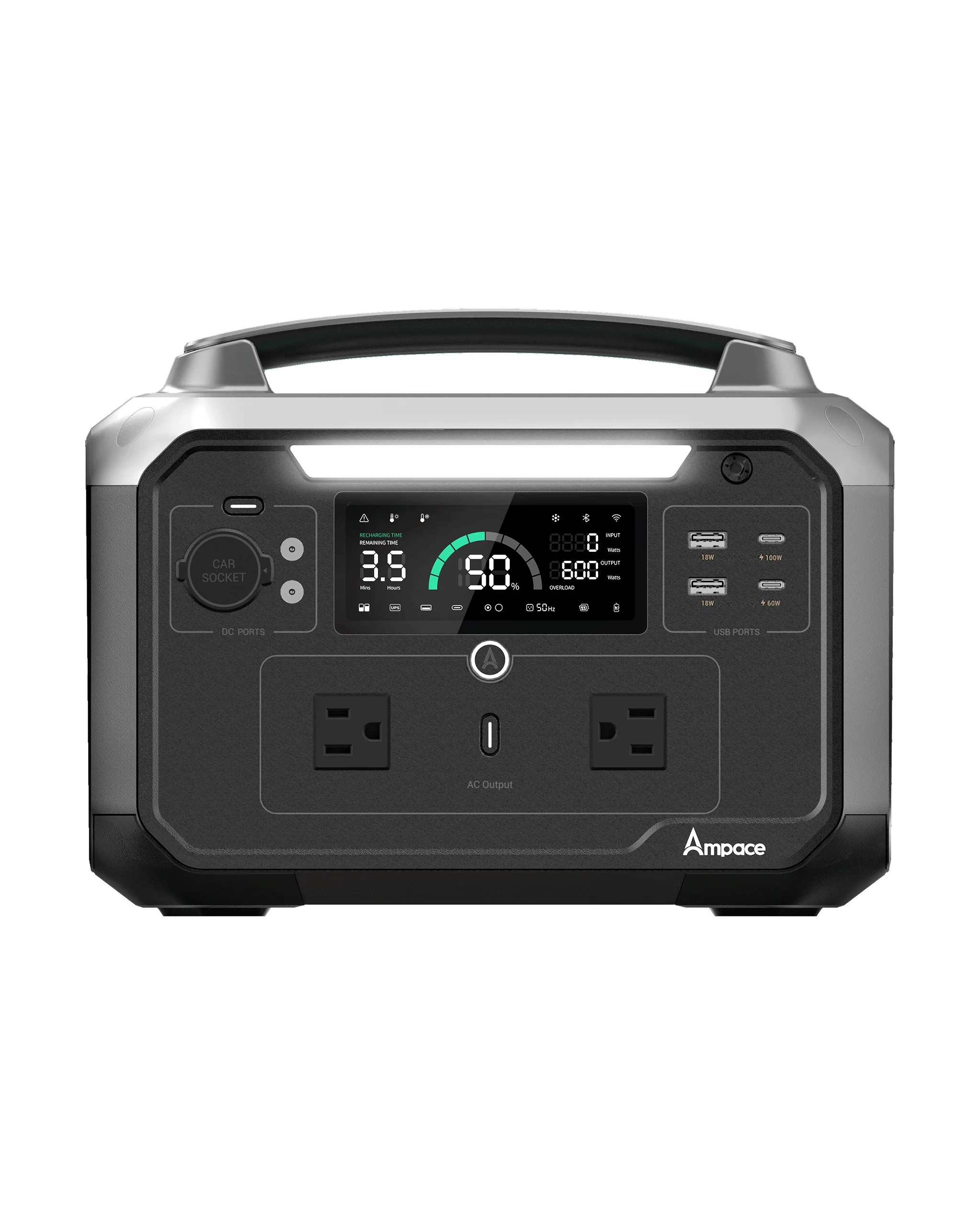 Ampace Andes 600 Pro Portable Power Station - Image 3